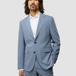 Tech Wool Blazer Light Blue Regular