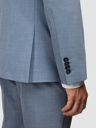 Tech Wool Blazer Light Blue Regular