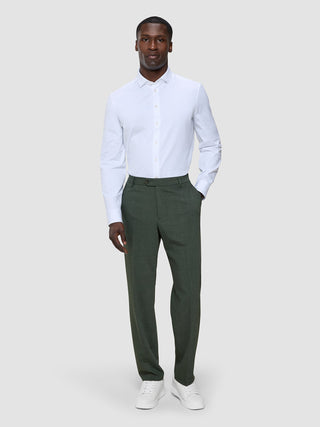 Tech Wool Suit Pants Regular Green Night