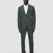 Tech Wool Suit Pants Regular Green Night
