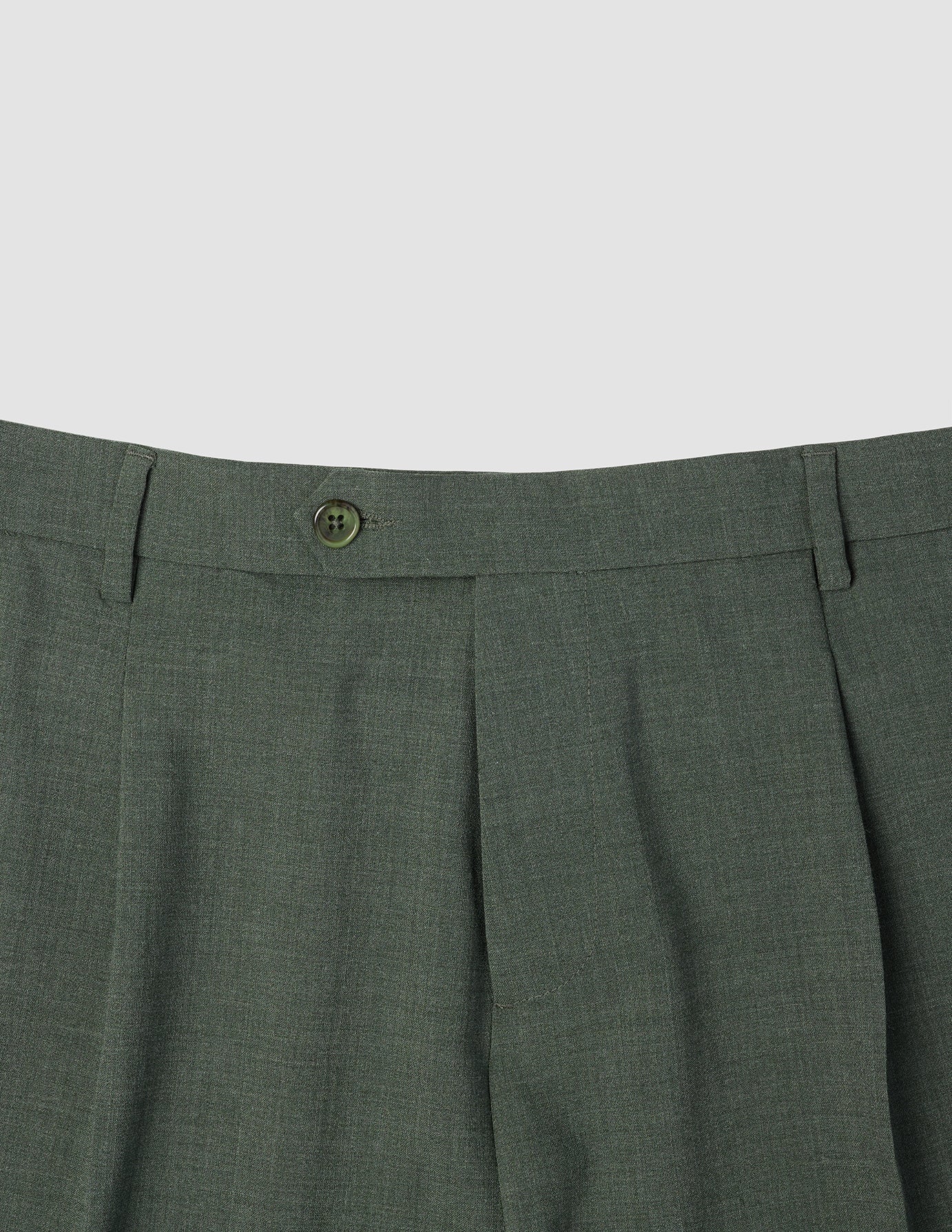 Tech Wool Suit Pants Regular Green Night