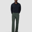 Tech Wool Suit Pants Relaxed Fit Green Night