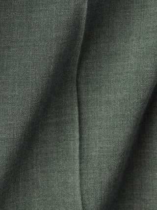 Tech Wool Suit Pants Slim Green Night