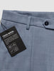 Tech Wool Suit Pants Slim Light Blue