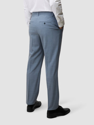 Tech Wool Suit Pants Regular Light Blue