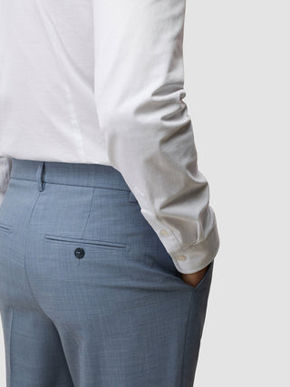 Tech Wool Suit Pants Regular Light Blue