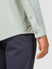 Travel Shirt Mint Grey Regular