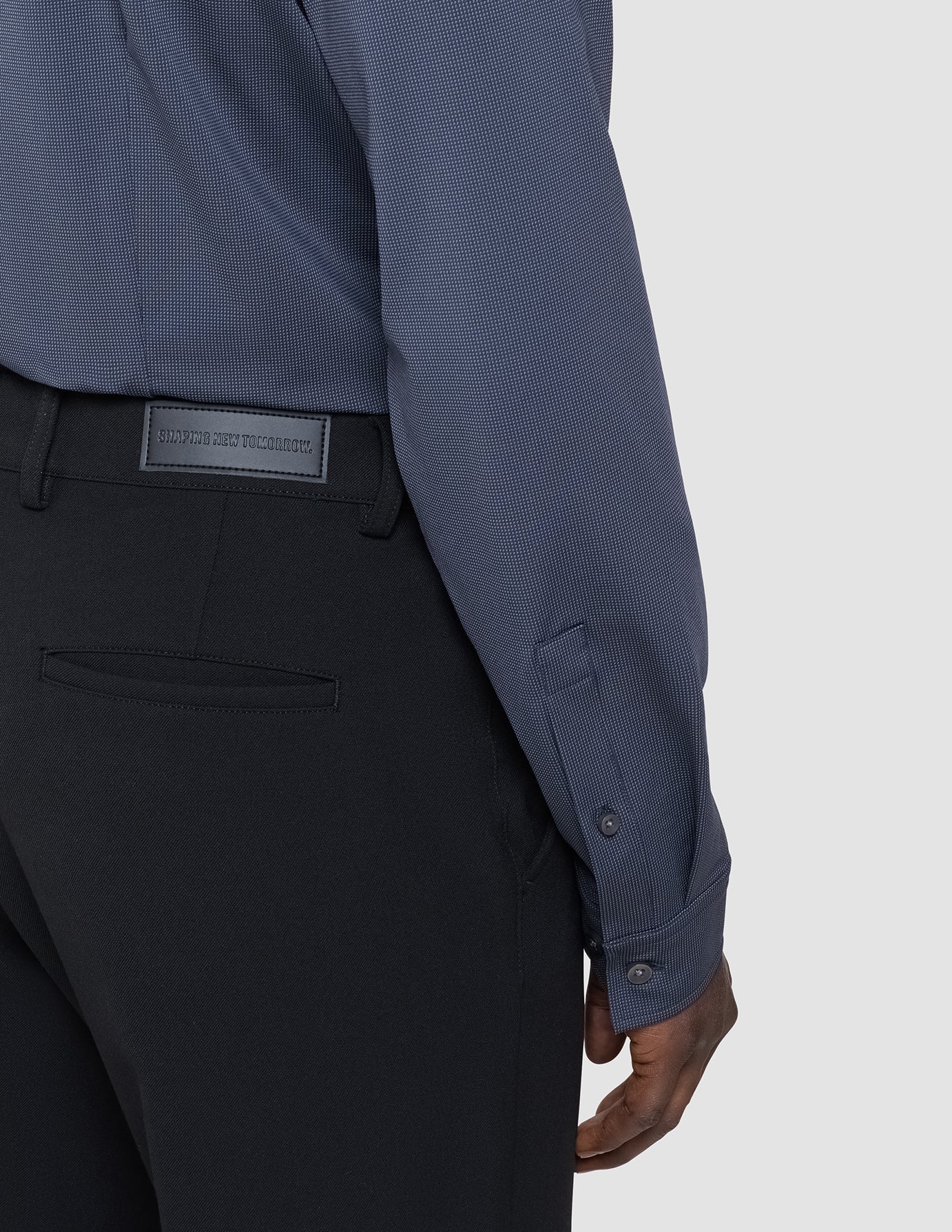 Travel Shirt Dark Navy Slim