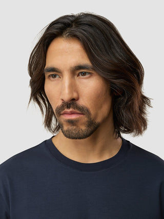 Supima T-shirt Box Fit Dark Navy