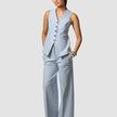Essential Set Long Vest & Wide Pants