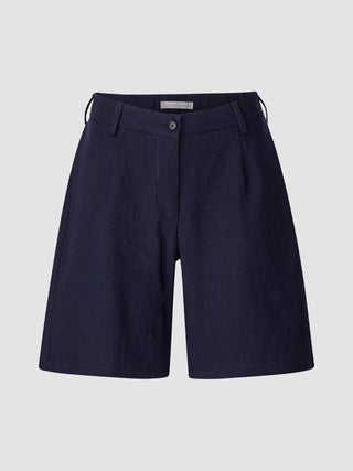 Linen Shorts Navy