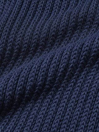 Women's Structured Knit Top Navy