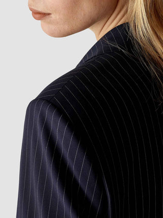 Essential Suit Tapered Navy Pinstripe