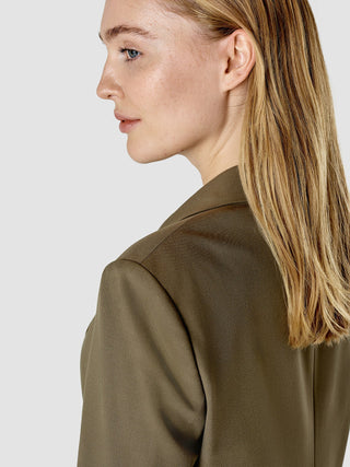Essential Suit Straight Dark Olive