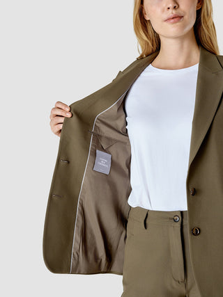 Essential Suit Straight Dark Olive