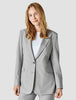 Essential Suit Tapered Light Grey Pinstriped