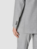 Essential Suit Tapered Light Grey Pinstriped