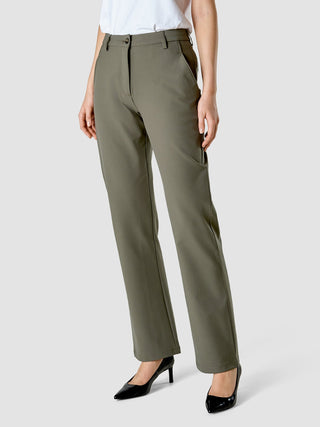 Essential Suit Straight Dark Olive