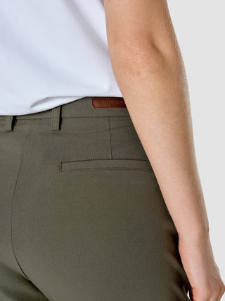 Essential Suit Straight Dark Olive