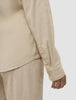 Women's Linen Shirt Sandy Beige