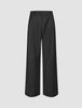 Skye Set Black Belted Overshirt Wide Pants