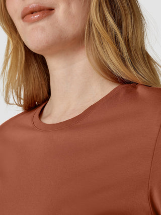 Supima T-shirt White Terracotta