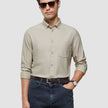All-Day Oxford Shirt Beige
