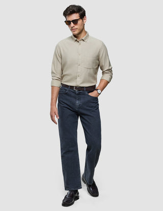All-Day Oxford Shirt Beige