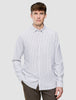 All-Day Oxford Shirt Beige Stripes