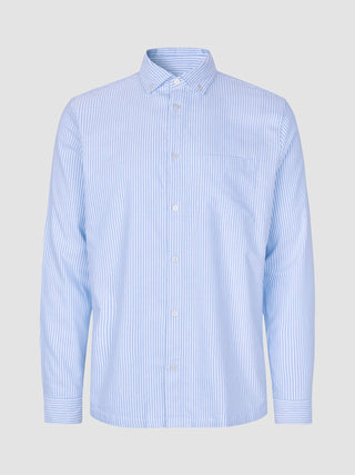 All-Day Oxford Shirt Light Blue Stripes
