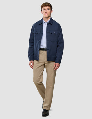 All-Day Oxford Shirt Navy Stripes