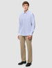 All-Day Oxford Shirt Navy Stripes