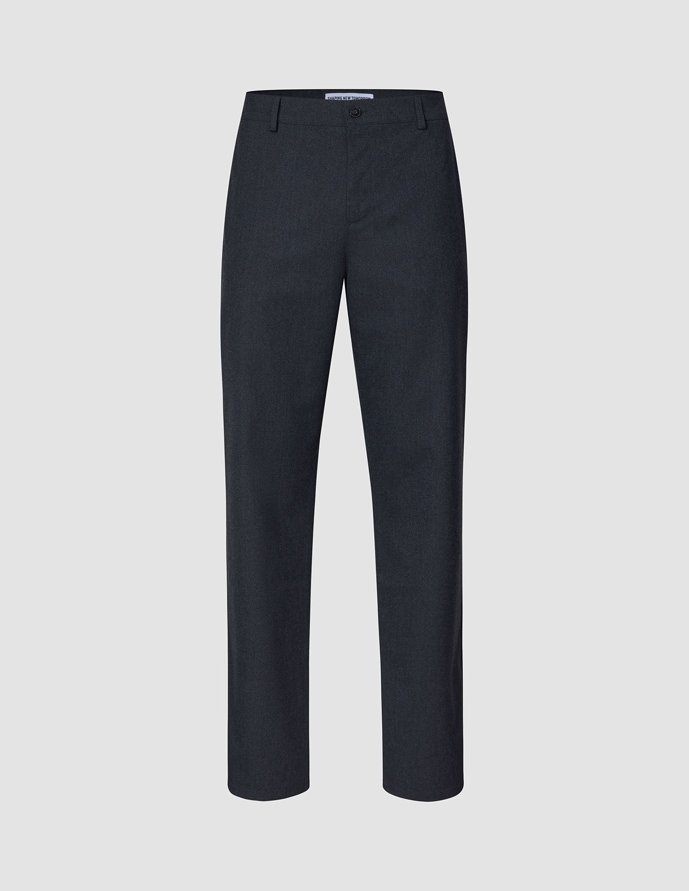 Atelier Pants Relaxed Dark Navy trousers in a relaxed fit and heavyweight broken twill, featuring a button closure and belt loops.