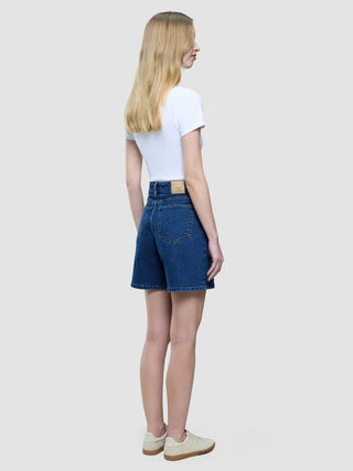 Women Classic Denim Shorts Medium Blue