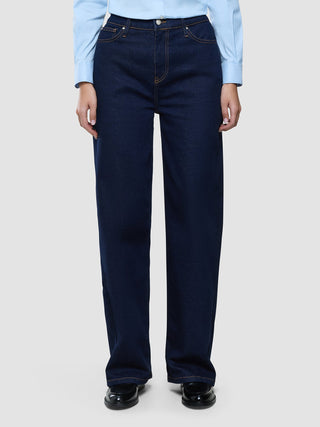 Women's Classic Jeans Relaxed Dark Blue