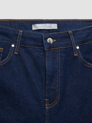 Women's Classic Jeans Relaxed Dark Blue