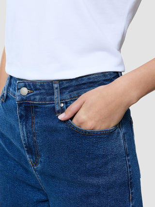 Women's Classic Jeans Relaxed Medium Blue