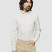 Classic Shirt Beige Twill Slim