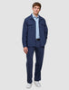 Classic Shirt Light Blue Herringbone Slim
