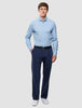 Classic Shirt Light Blue Herringbone Regular