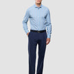 Classic Shirt Light Blue Herringbone Slim