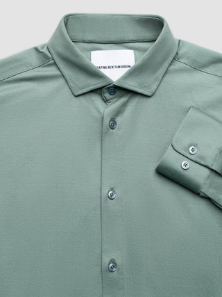 Classic Shirt Mist Green Slim
