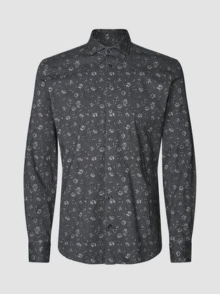 Classic Shirt Grey Floral Regular