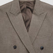 Double Breasted Essential Blazer Almond