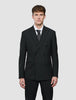 Double Breasted Essential Blazer Black