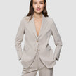 Women Ease Blazer Vanilla Melange