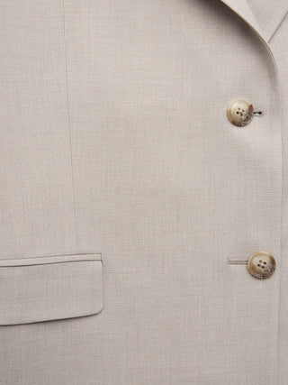 Women Ease Blazer Vanilla Melange