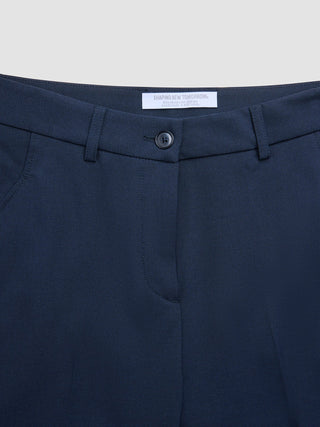 Women Ease Pants Straight Blue Nights
