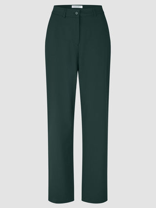 Women Ease Pants Straight Evergreen