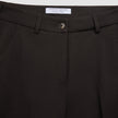 Women Ease Pants Straight Mocha Melange